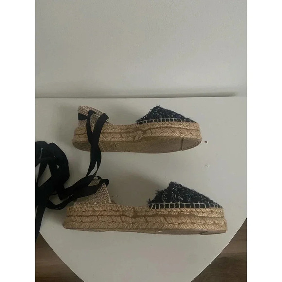 Manebi Navy Cloth Espadrilles SIZE  EU 36 / US 6 - Picture 5 of 7
